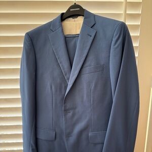 Light Blue 3-Piece Wool Suit - 40R - Indochino - Worn Once